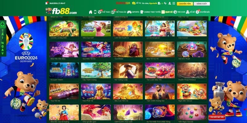 Thế giới game đa dạng tại fb88 nhà cái uy tín 